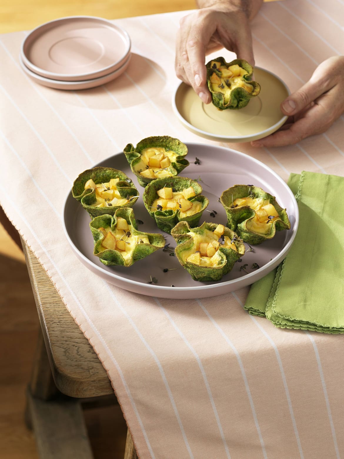 Gründonnerstags-Palatschinken, Servus