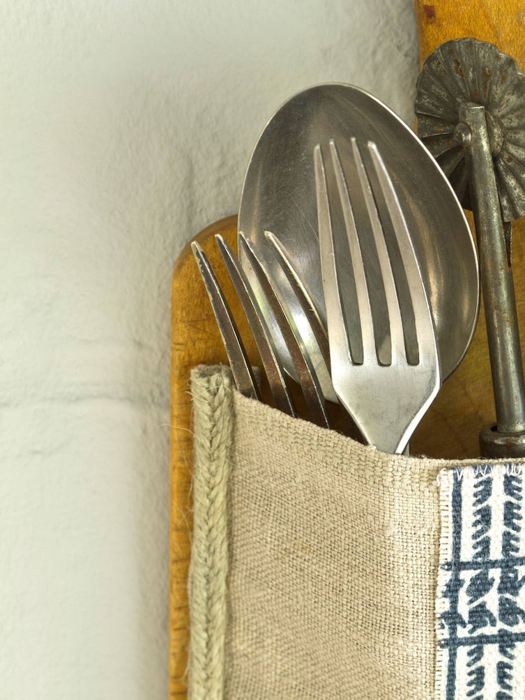 Fundstück, Jausenbrett, Besteckhalter