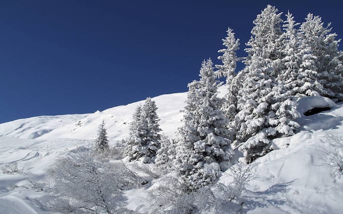 Schneelandschaft im Pitztal, Bauernregeln, Winter, Februar