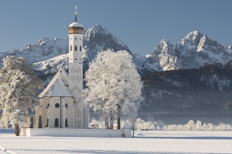 St. Coloman, Tannheimer Berge, Allgäu, Bayern, Deutschland