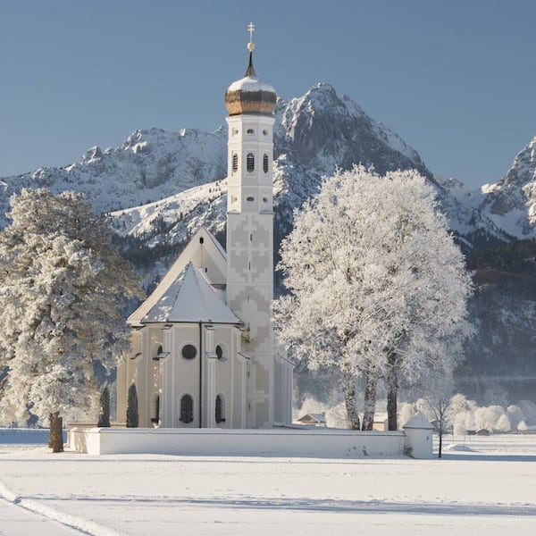 St. Coloman, Tannheimer Berge, Allgäu, Bayern, Deutschland