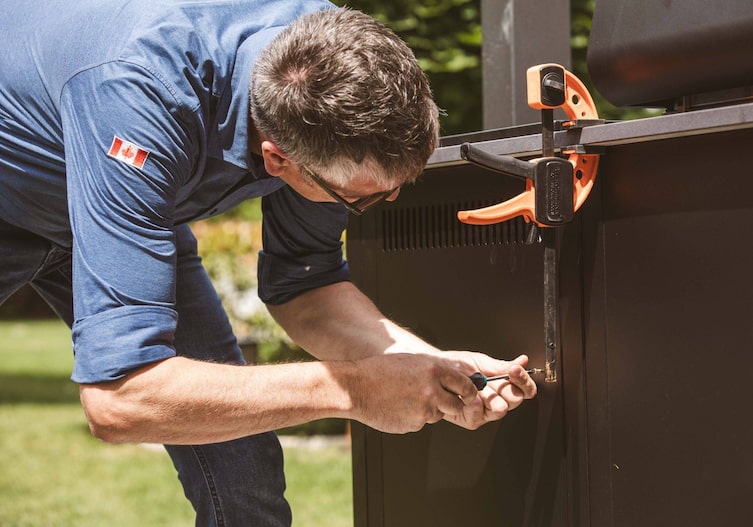 Aufbau, Outdoorküche