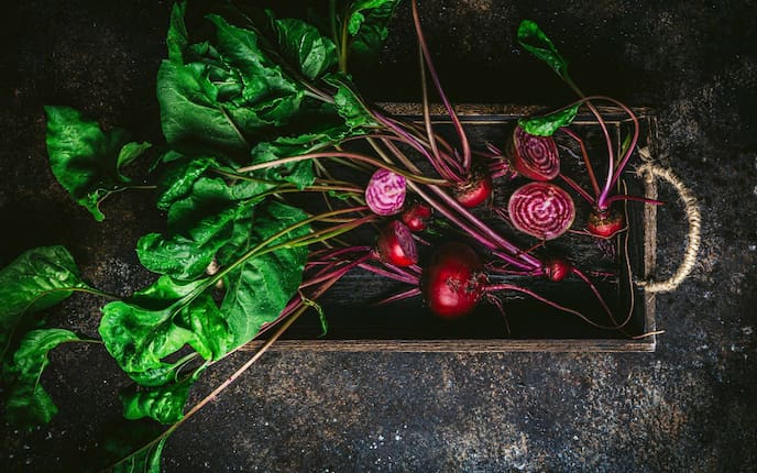 Rote Rüben, Obst, Gemüse, November, Saison