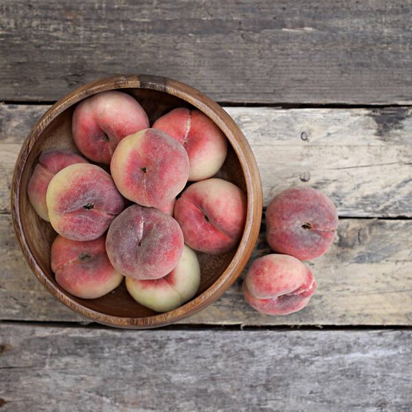 Pfirsiche, Obst, August, Saison