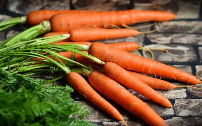 Erntefrisch, Karotten, Gemüse, Servus