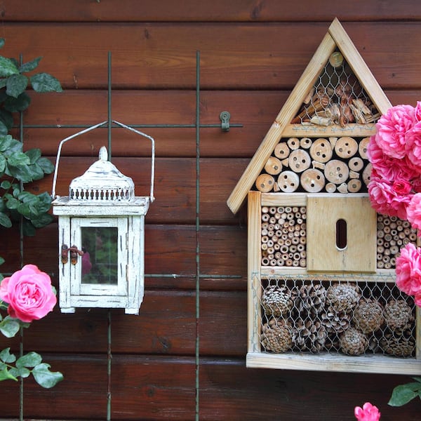 Nisthilfen, Nistkasten, Insektenhotel, Bienenhotel, Nützlingshaus, Gartendeko