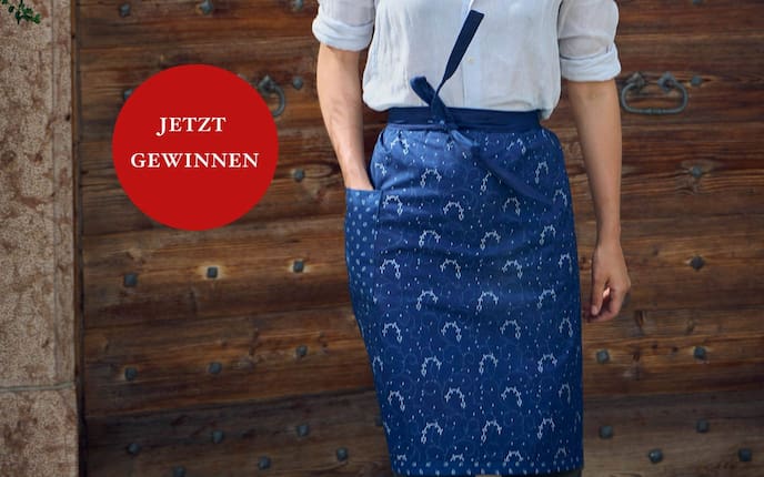 Blaudruckschürze, Gewinnspiel