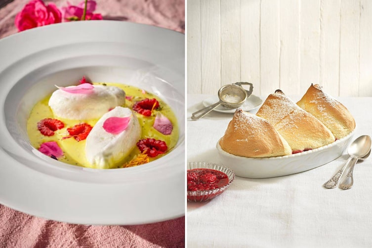Schneenockerl, Vanillesauce, Salzburger Nockerl, Rezepte süße Nockerl
