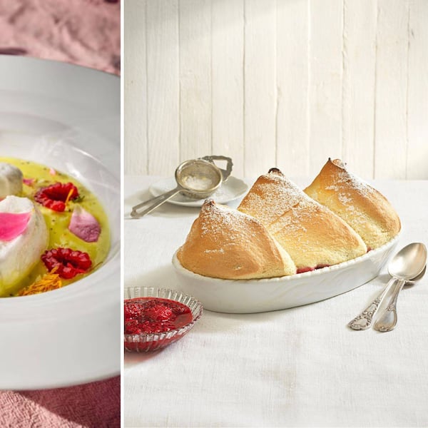 Schneenockerl, Vanillesauce, Salzburger Nockerl, Rezepte süße Nockerl