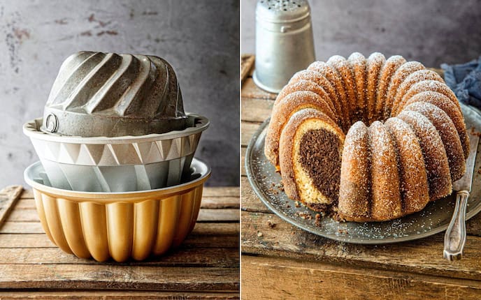 Christina Bauers Marmorgugelhupf, Gugelhupfformen