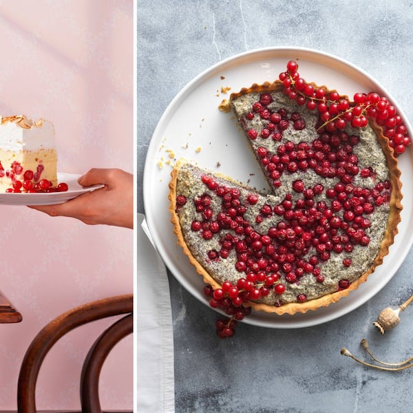 Ribiselschaumschnitte, Topfen-Mohn-Torte, Rezepte Ribisel