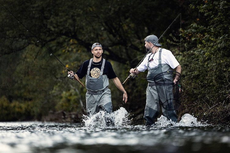 Alexander Schlager, Fritz Grampelhuber, Fischen