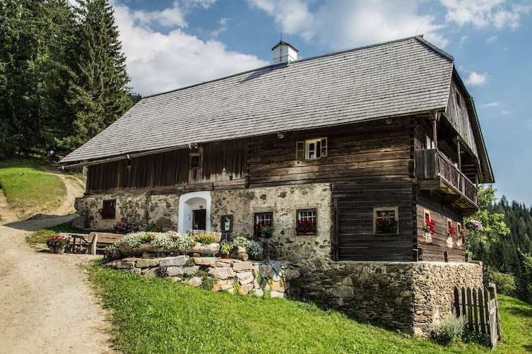 Mondholz, Bauernhaus, Alpen