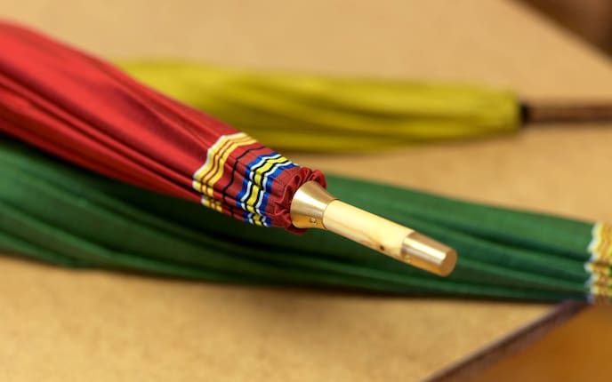 Regenschirm, Schirmmacher, Kirchtag, Handwerk