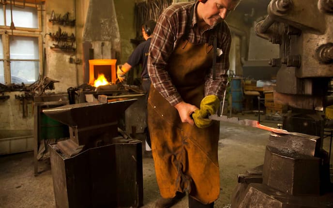 Handwerk, Schmied, Johann Schweiger, Eisen