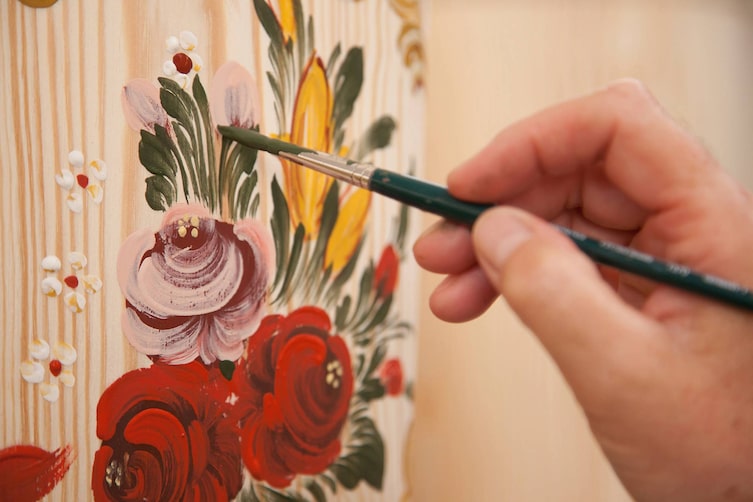 Bauernmalerei Gröbner (Bild: Stefan Pfeiffer)