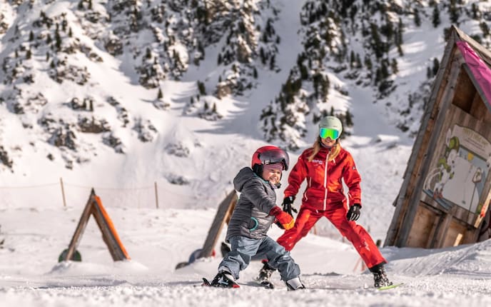 Kinder Skifahren in Obertauern