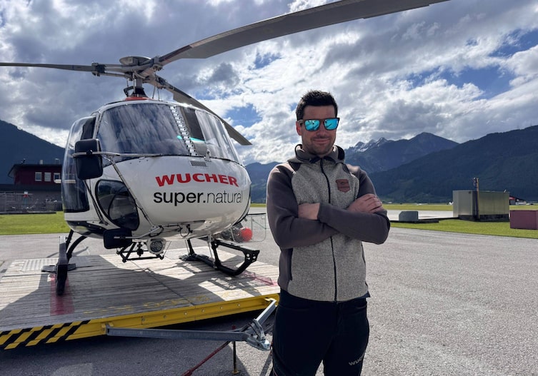 Pilot Josef Schweiger bei Wucher Helikopter, Heimatleuchten, Wo mia san, is oben – In den Tauern