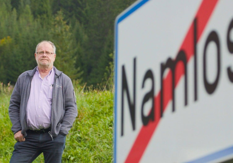 Bürgermeister Walter Zobl, Namlos, Tirol, Servus