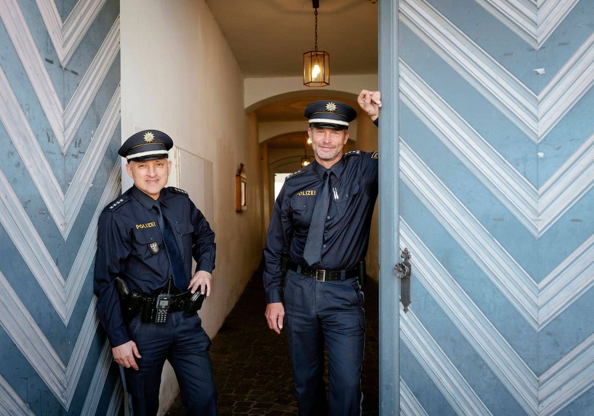 Johannes Kufner und Andreas Rohrmoser, Polizei, Servus