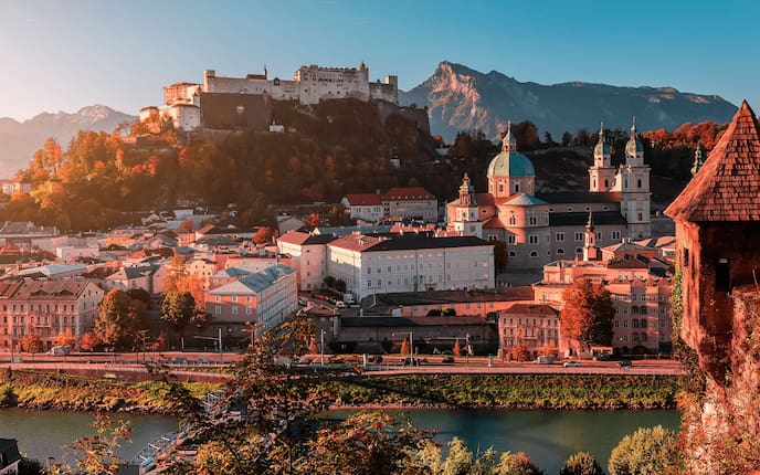 Das wunderschöne Salzburg im Herbst
