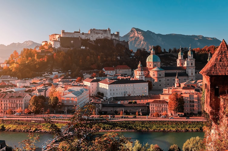 Das wunderschöne Salzburg im Herbst