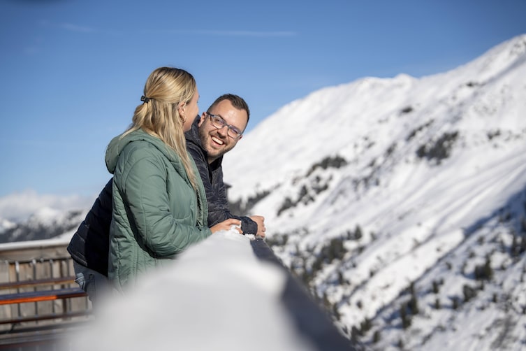 Ira Kreutzer und Sven Bissert, Potsdamer Hütte, Servus