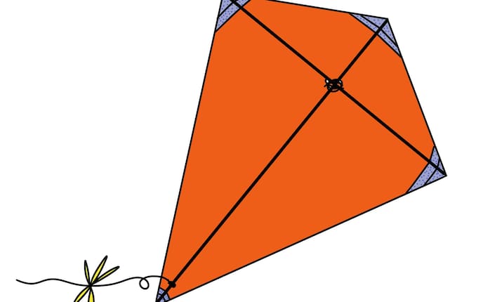 Drache, Papierdrache, Flugdrache, Lenkdrache, Basteln, Kinder, Servus