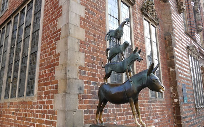 Kinder, Sprache der Tiere, Bremer Stadtmusikanten, Miau, Wuff, Oink, Piep