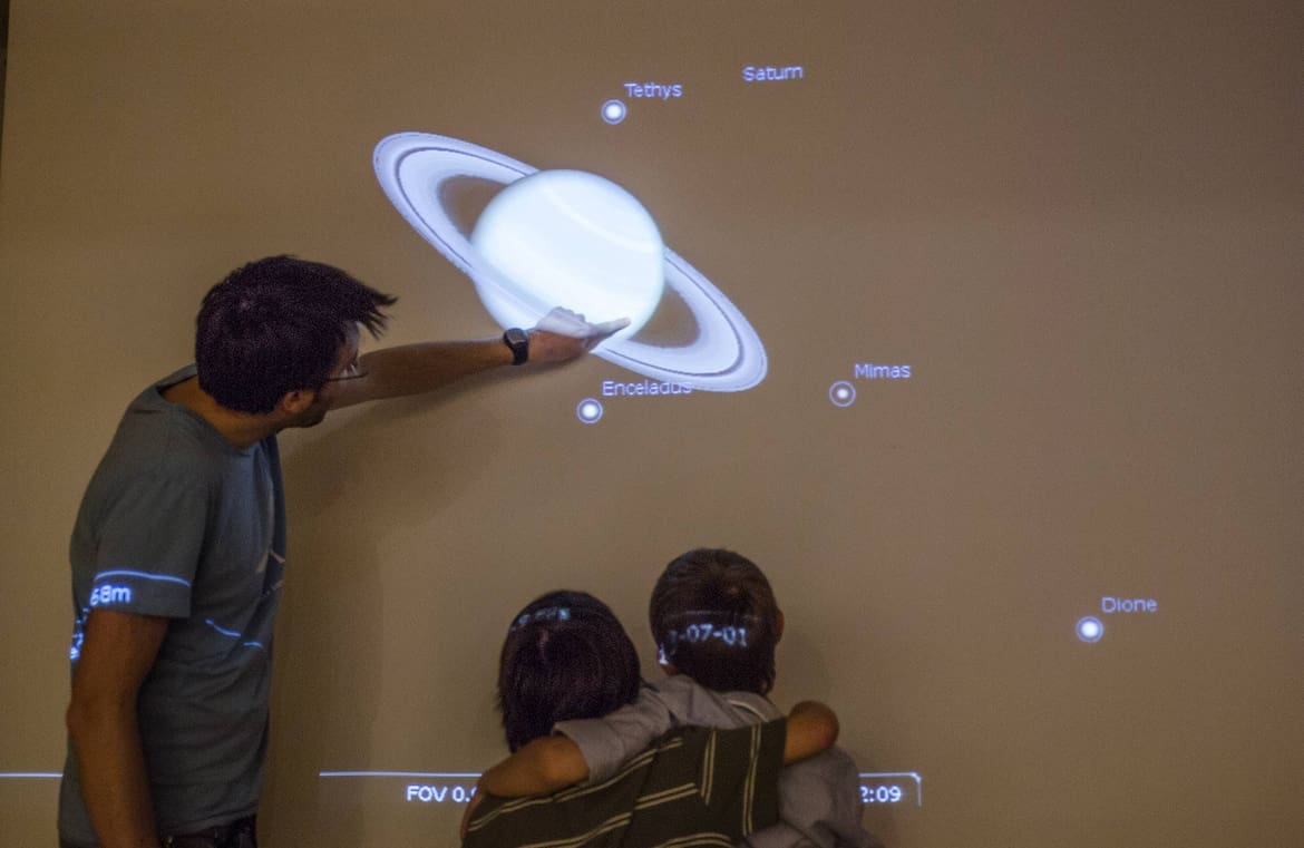 Servus Kinder, Planetarium, Weltall, Sterne