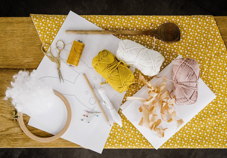 Material für den Kuschelhasen