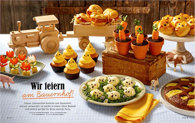 Lustige Partyhäppchen für die nächste Kinderfeier.