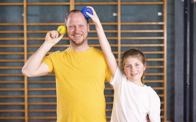 Kinder, Bewegung, Servus