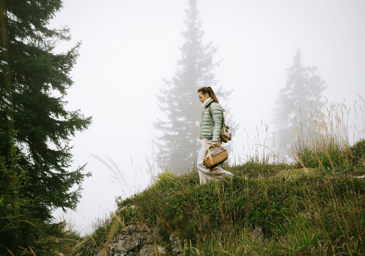 Martina Egger am Trettberg