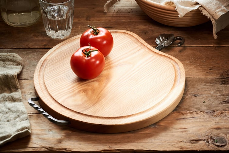 Großes Servierbrett, Kochen, Holzbrett, Reinigen, Haushalt, Servus