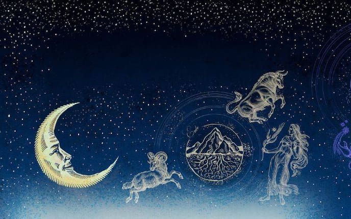 Mondkalender lesen, Anleitung, Johanna Paungger, Thomas Poppe, Illustration