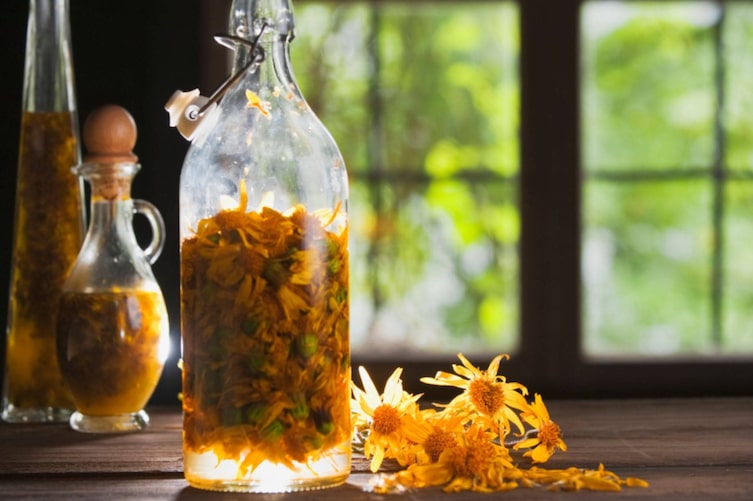 Arnika-Tinktur, Arnika-Schnaps, Rezept