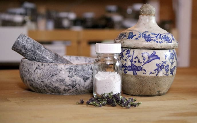 Inhalationssalz mit Thymian (Foto: Luana Baumann-Fonseca)