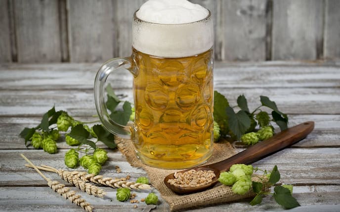 Bier, Maske, fettige Haut, Naturkosmetik