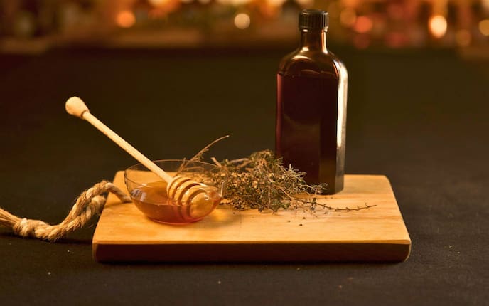 Hustensaft, Thymianhustensaft, Rezept, Hustensaft selber machen