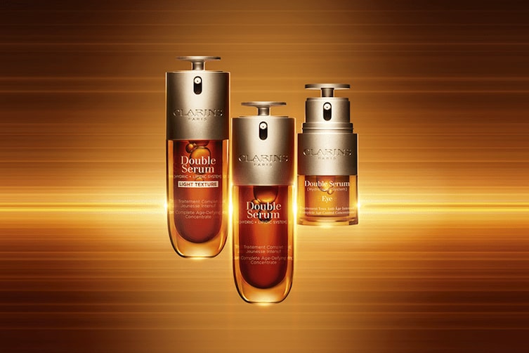 Clarins double serum light texture packshot