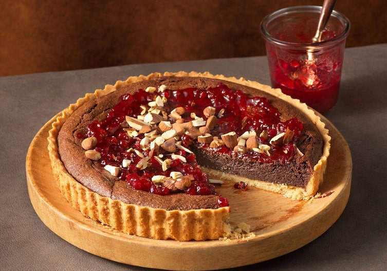 Schokolade-Mandel-Kuchen, Schokoladentarte