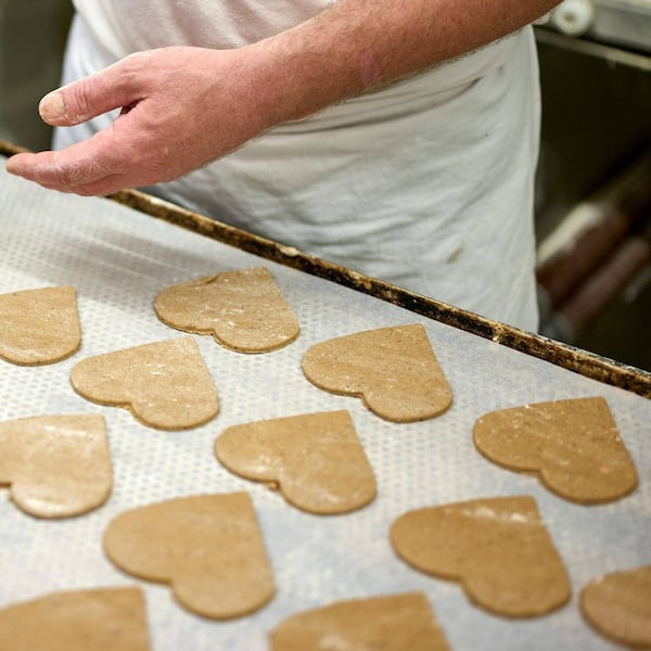 Lebkuchen, Lebkuchenherzen