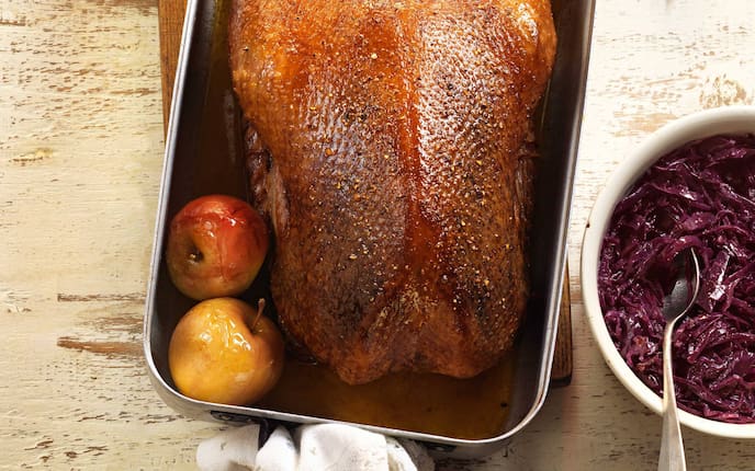 Gefüllte Gans auf Altwiener Art (Bild: Eisenhut & Mayer)