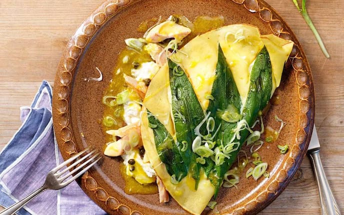 Palatschinken, Bärlauch