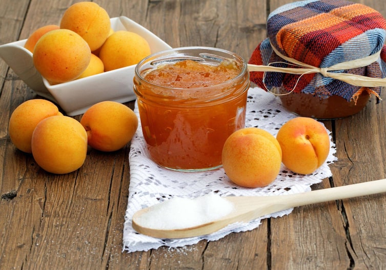 Marillenmarmelade, Aprikosenmarmelade, Marillen, Marmeladeglas, Rezept