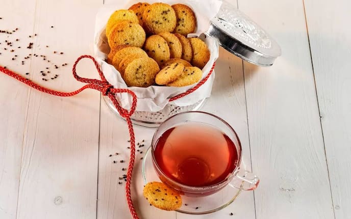 Teegebäck, Aniskekse, Anis Plätzchen, Teeplätzchen, Plätzchen