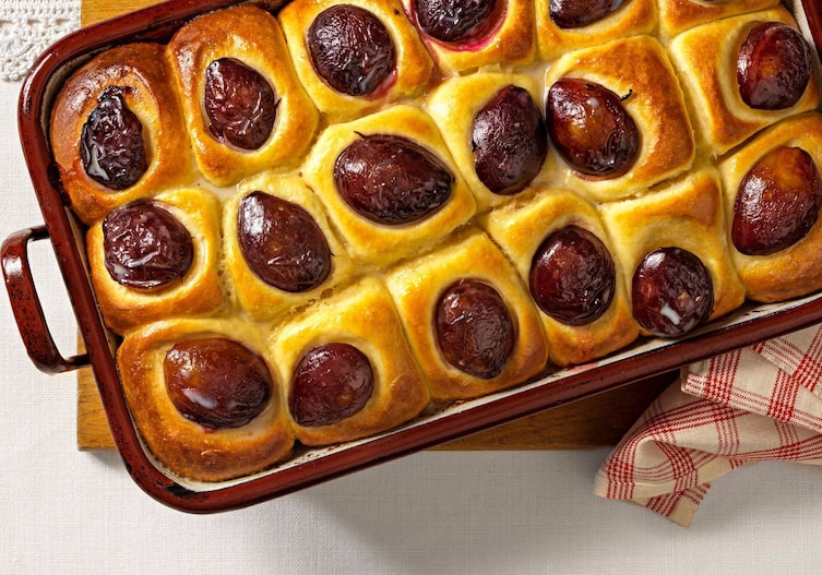 Zwetschkennudeln, Nachspeise, Zwetschken, Omas Kochbuch, Rein, backen, Rezept, Servus