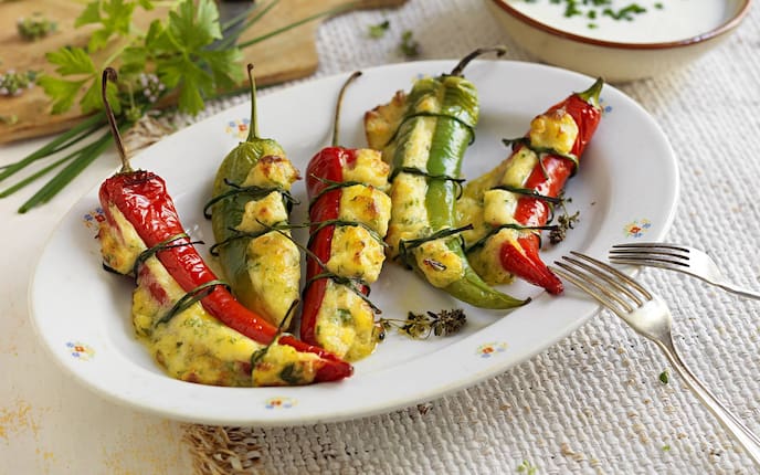 Gefüllte Pfefferoni