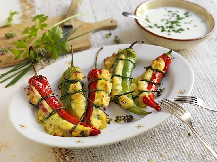 Gefüllte Pfefferoni